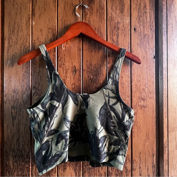 Lululemon Align Tank Top Botanical Bloom Green Twill Multi - Picture 5 of 6